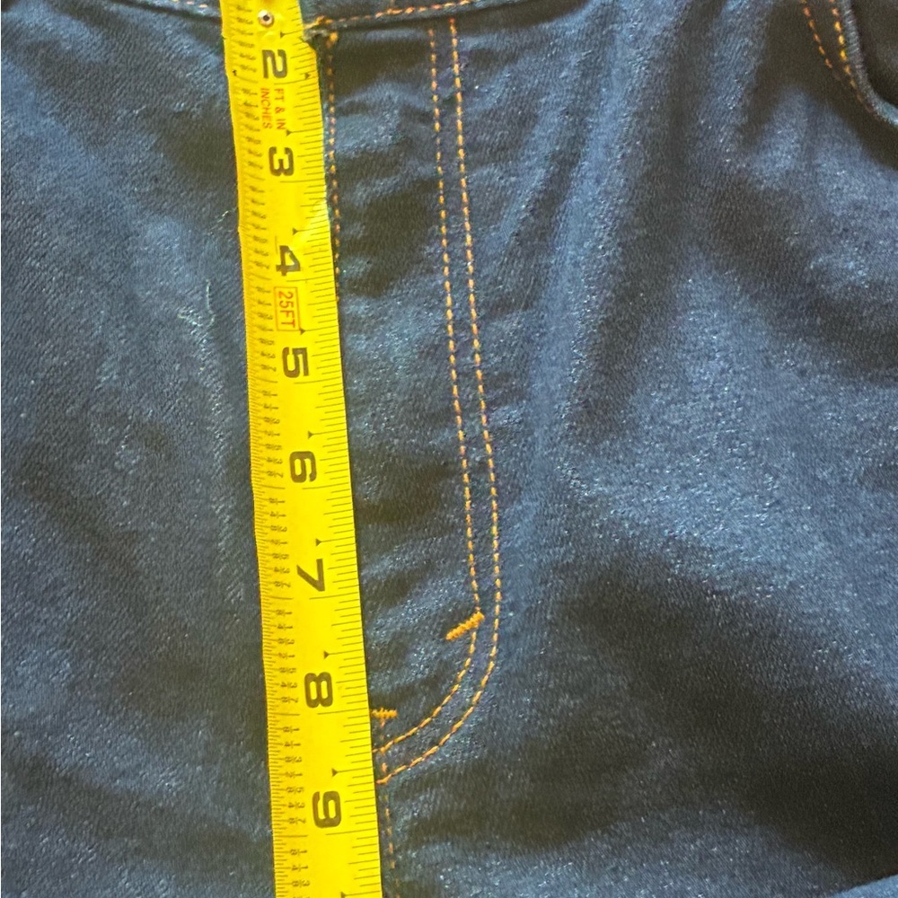 Vintage 90s Levi’s 2500B USA Mom Jeans Elastic Waist Dark Wash 16 - Picture 7 of 13
